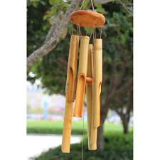 Large Wooden Wind Chimes Outdoor Bamboo