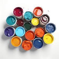 Acrylic Color Paint Buckets Icon Asset