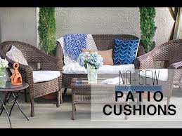 No Sew Patio Cushion Covers