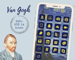 Van Gogh Ios Icon Pack 500 Icons And