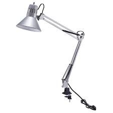 White Swing Arm Desk Lamp
