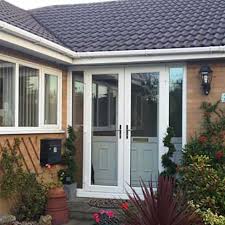 White French Doors With Side Panels