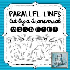 Parallel Lines Transversals And