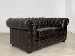 Chesterfield Sofa In Leather For