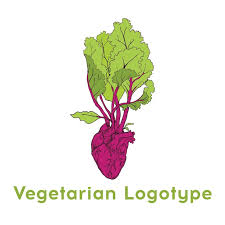 Beetroot Heart Vegetable Logo Icon