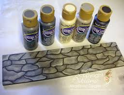 How To Paint A Cobblestone Path