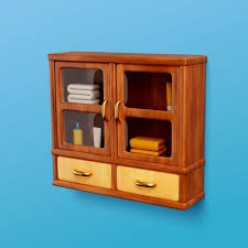Free Psd 3d Rendering Of Bathroom Icon
