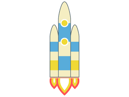 Rocket Launch Vectors Clipart