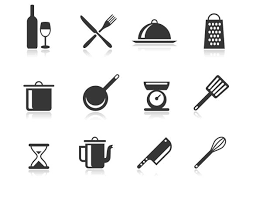 Kitchen And Cooking Icons Cooking