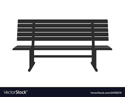 Park Icon Bench Royalty Free Vector