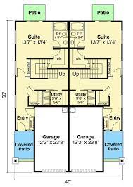 Plan 72964da Two Family House Plan For