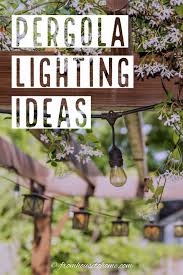 Pergola Lighting Ideas