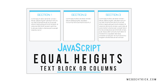equal height columns with css and