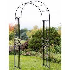 Paint Coated Black Iron Garden Arch At