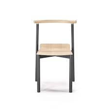 Back Steel And Wood Chair By Artu