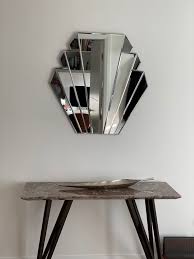 Deco Smoked Glass Mirror 76 X 76cm Clear