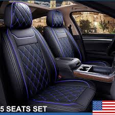 Full Set Car Seat Covers Leather New