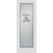 Pantry Glass Primed Interior Wood Door