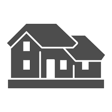 Two Story House Line Icon Double Floor