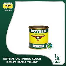Boysen Oil Tinting Colors Hansa Yellow