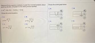 Two Equations Necessary To Graph