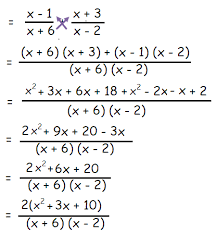 Subtracting Rational Expressions