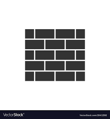 Brick Wall Black Icon Royalty Free