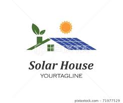 Solar Panel Logo Vector Icon Stock