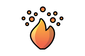 Campfire Icon Design Hiking And