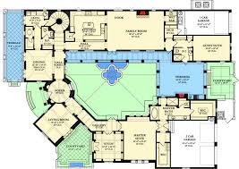 Courtyard Dream Home Plan 82002ka