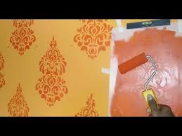 Ideas Stenciling Wall Painting
