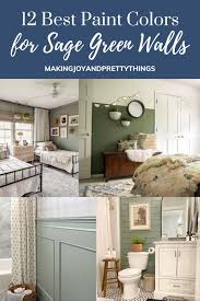 Paint Colors For Sage Green Walls