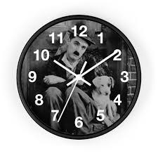 Charlie Chaplin A Dog S Life Wall Clock