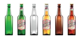 Beer Bottle Vector Art Icons And