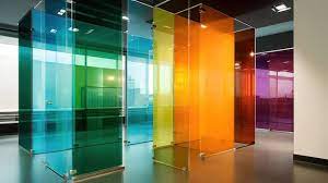 Colorful Transpa Glass Wall