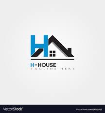 House Icon Template With H Letter Home