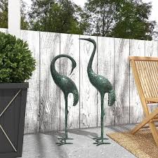Indoor Outdoor Crane Garden Sculpture
