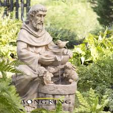 China Saint Francis Fountain Statue And