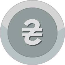 Silver Coin Ukraine Hryvnia Icon Png