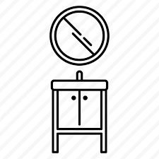 Small Bathroom Sink Vector Icon Vectopus