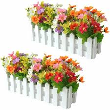 Denuotop Artificial Flowers In Pot