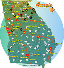 georgia covered bridges map