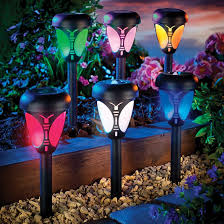 Colour Changing Erfly Path Lights