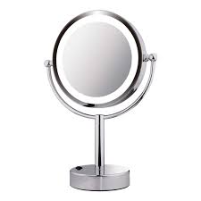 Lighted Free Standing Mirror