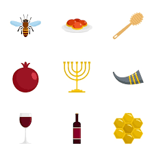 Vector Jewish Holiday Icon Set