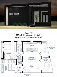 House Plan Offers One Bedroom