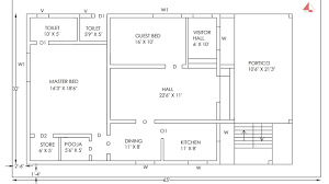 900 Square Feet North Face House Plan