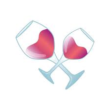 A Pair Of Wine Glasses Vector Icon