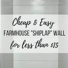 How To Install A Faux Shiplap Wall