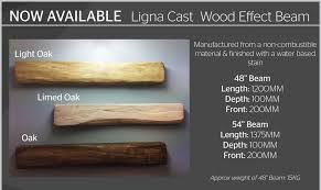wood effect beams now available